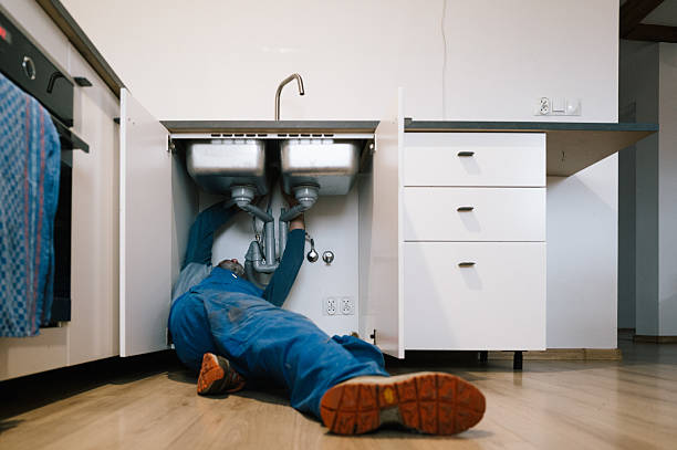 Professional Drain Cleaning technician working in Pitcairn, PA